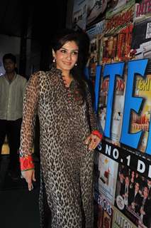 Raveena Tandon unveiling the special anniversary issue of Society Interiors