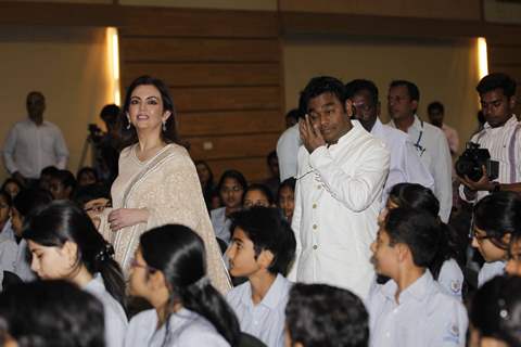 Nita Ambani & AR Rahman at special event at Dhirubhai Ambani International School