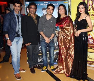 Rohit, Milind, Yatin, Anita and Ragini at music launch of film Dehraadun Diary in Cinemax, Andheri West Mumbai.