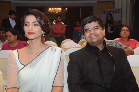 Sonam Kapoor & Jitesh Pillaai at the '58th !dea Filmfare Awards 2012' Press Conference