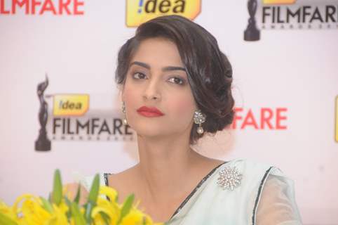 Sonam Kapoor at the '58th !dea Filmfare Awards 2012' Press Conference