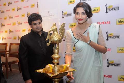 Sonam Kapoor at the '58th !dea Filmfare Awards 2012' Press Conference