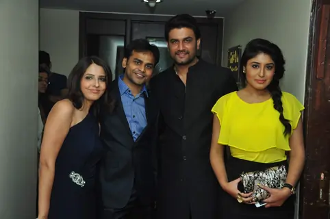 Dolly, Vijay, Sharad Kelkar & Kritika Kamra at the celebration of India Forums 9th Anniversary
