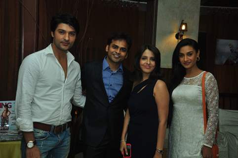 Anas Rashid, Vijay, Dolly & Rati Pandey at the celebration of India Forums 9th Anniversary