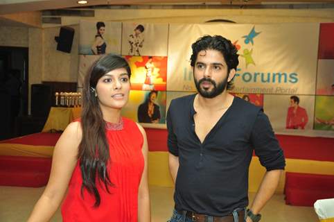 Pooja Gor and Raj Singh Arora at the celebration of India Forums 9th Anniversary