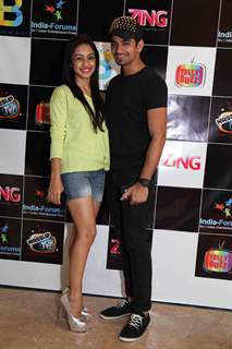 Abigail Jain and Vishal Singh at the celebration of India Forums 9th Anniversary