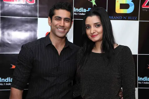 Tarun Khanna with wife Smriti Khanna at the celebration of India Forums 9th Anniversary