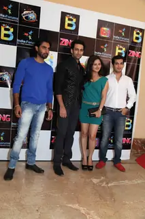 Rohit, Nandish, Rashmi & Arjun at the celebration of India Forums 9th Anniversary