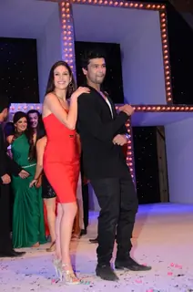 Kushal Tandon and Elena Boeva at Nach Baliye 5