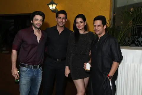 Tarun Khanna, Smriti Khanna, Yash Patnaik at the celebration of India Forums 9th Anniversary