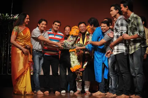 Hema Malini performs during a tribute to her mother Jaya Chakravarthy