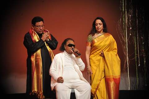 Hema Malini performs during a tribute to her mother Jaya Chakravarthy