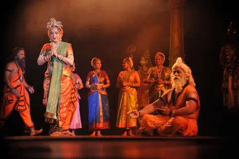 Hema Malini performs during a tribute to her mother Jaya Chakravarthy