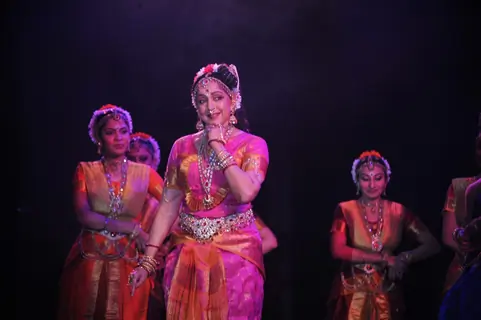 Hema Malini performs during a tribute to her mother Jaya Chakravarthy