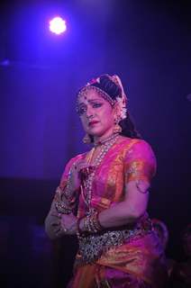 Hema Malini performs during a tribute to her mother Jaya Chakravarthy