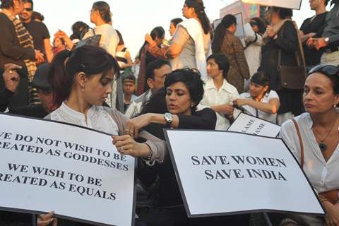 Silent Candle March for the sad demise of Delhi gang rape