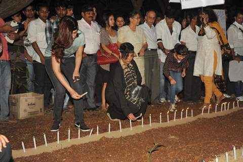 Silent Candle March for the sad demise of Delhi gang rape