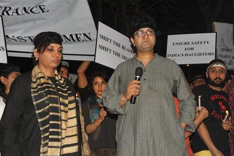 Silent Candle March for the sad demise of Delhi gang rape