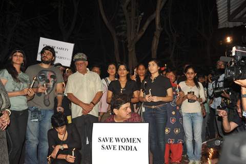 Silent Candle March for the sad demise of Delhi gang rape