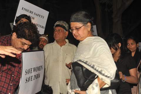Silent Candle March for the sad demise of Delhi gang rape