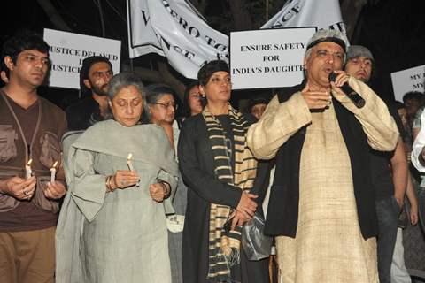 Silent Candle March for the sad demise of Delhi gang rape