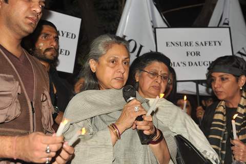 Silent Candle March for the sad demise of Delhi gang rape