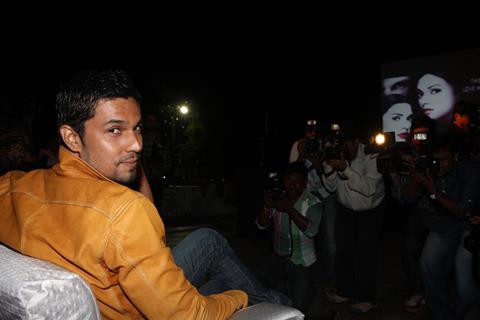 Randeep Hooda at the film Murder 3 first look launch in The Club, Andheri, Mumbai.