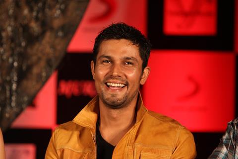 Randeep Hooda at the film Murder 3 first look launch in The Club, Andheri, Mumbai.