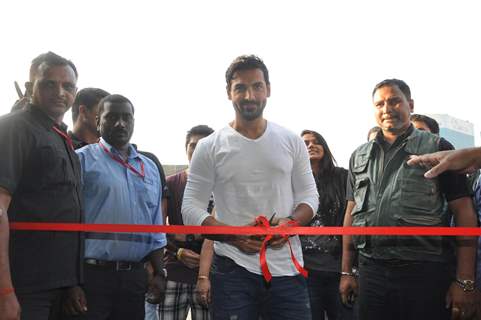 John Abraham Ambassdor, during the launch of Standard Chartered Mumbai Marathon 2013