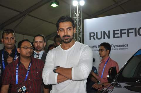 John Abraham Ambassdor, during the launch of Standard Chartered Mumbai Marathon 2013