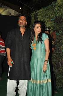 Launch of Suniel & Mana Shetty’s ‘Discovery & R House’ furniture showroom
