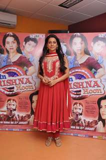 Juhi Chawala at Press conference of movie Main Krishna Hoon