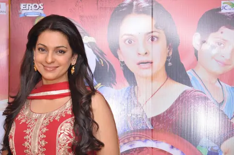 Juhi Chawala at Press conference of movie Main Krishna Hoon