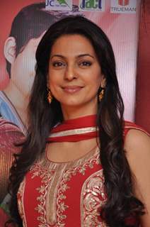 Juhi Chawala at Press conference of movie Main Krishna Hoon