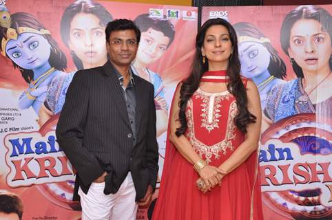 Juhi Chawala at Press conference of movie Main Krishna Hoon