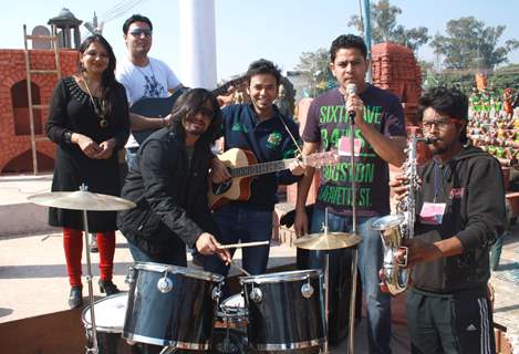 The Delhi tableaux at the press preview of tableaux participating in Republic Day Parade. (Photo: Amlan Paliwal/IANS)