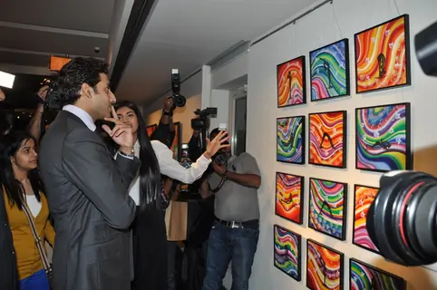 Abhishek Bachchan inaugurated Radhika Goenka's art exhibition