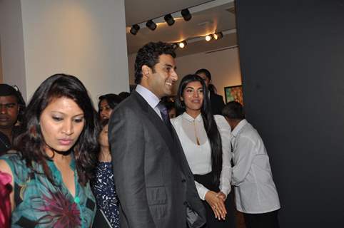 Abhishek Bachchan inaugurated Radhika Goenka's art exhibition