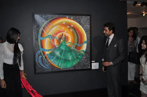 Abhishek Bachchan inaugurated Radhika Goenka's art exhibition