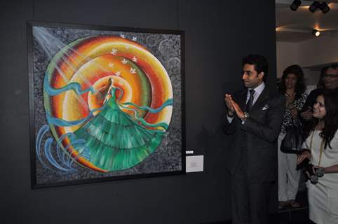 Abhishek Bachchan inaugurated Radhika Goenka's art exhibition