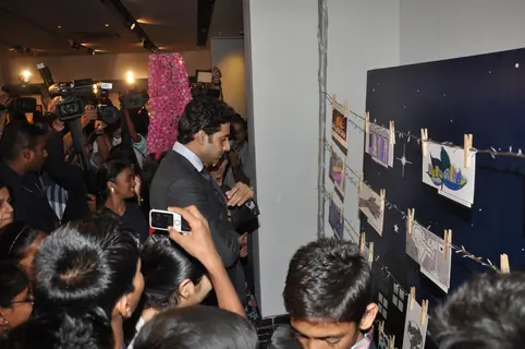 Abhishek Bachchan inaugurated Radhika Goenka's art exhibition