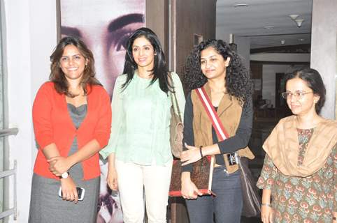 Sridevi and Gauri Shinde at Whistling Woods International