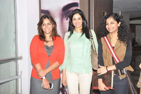 Sridevi and Gauri Shinde at Whistling Woods International