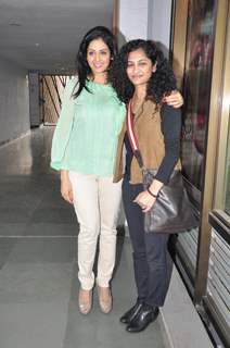 Sridevi and Gauri Shinde at Whistling Woods International