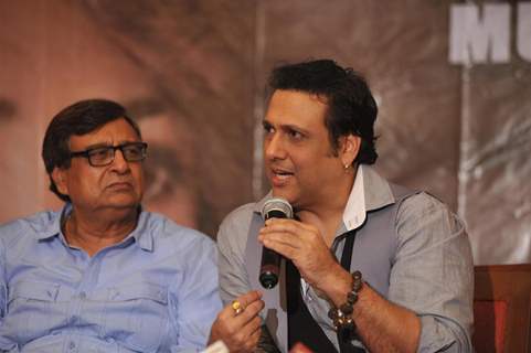 Govinda at the press meet of Deewana Main Deewana