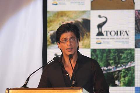 Shahrukh Khan at TOIFA launch