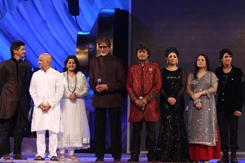 Amitabh Bachchan performs at the Global Sounds Of Peace Concert