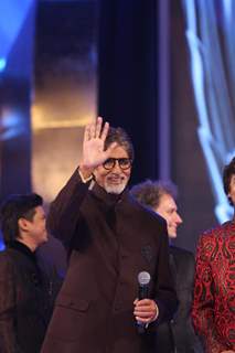 Amitabh Bachchan performs at the Global Sounds Of Peace Concert