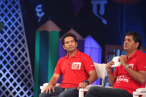 Sachin Tendulkar at Coca Cola Support My School Telethon