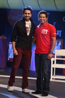 Sachin Tendulkar at Coca Cola Support My School Telethon